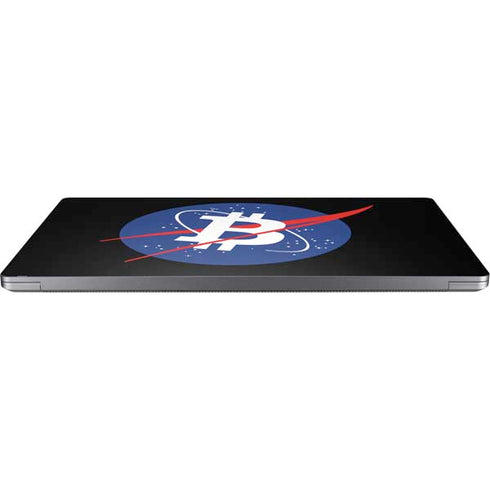 Bitcoin Logo Universal Laptop 16.6in (13.4 x 9.7in) Skin